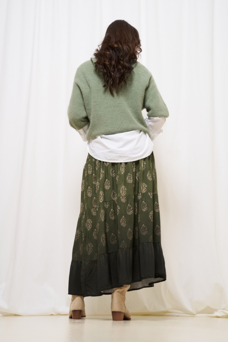 Nederdel med smock - Military Faded