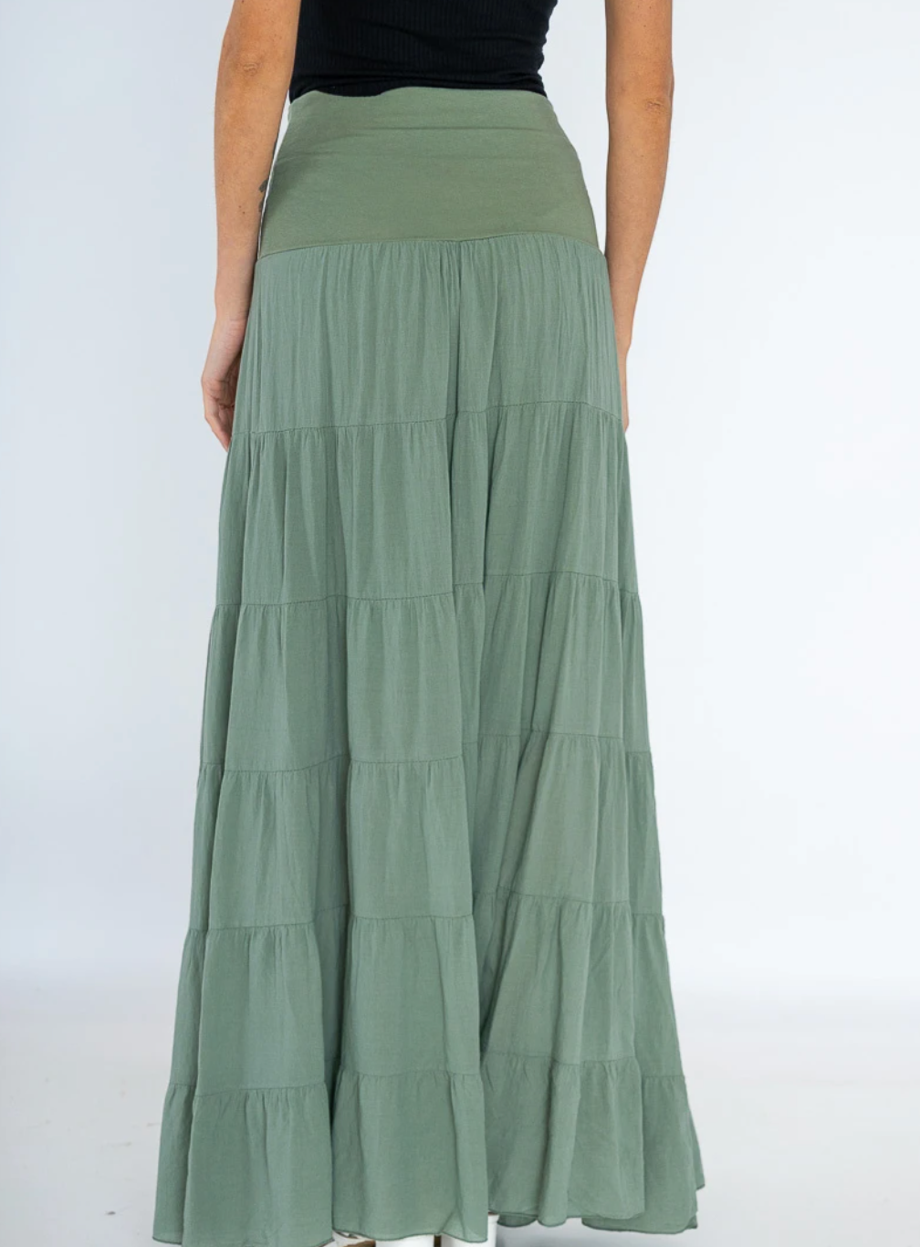 Nederdel Boheme cotton – S/M Green