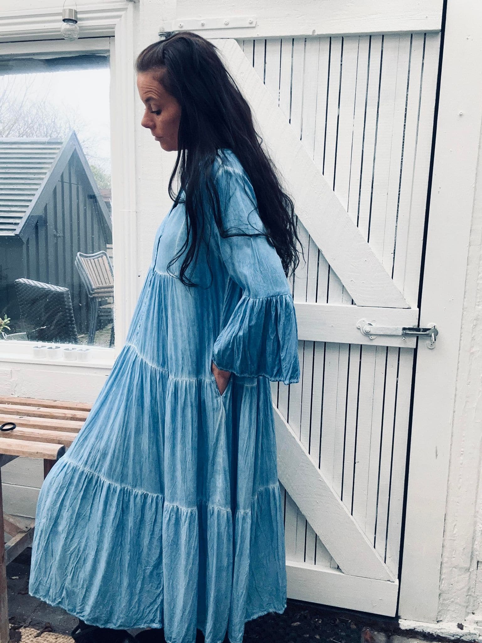 Kjole Silena blue