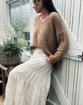 Nederdel Boheme cotton – S/M Lys beige