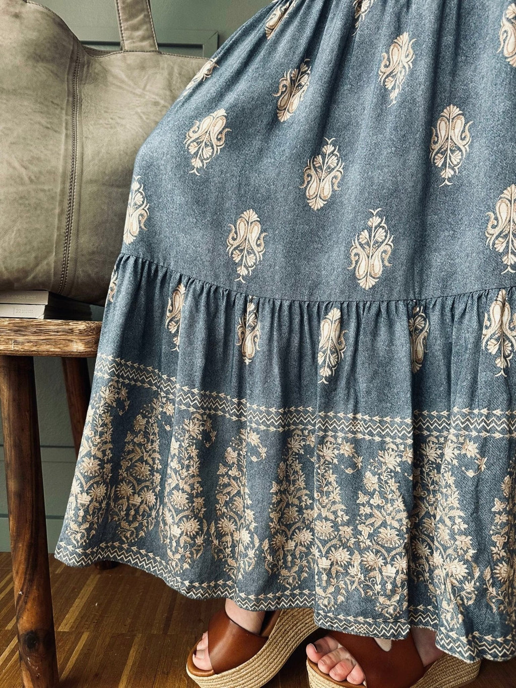 Nederdel Helga Blue