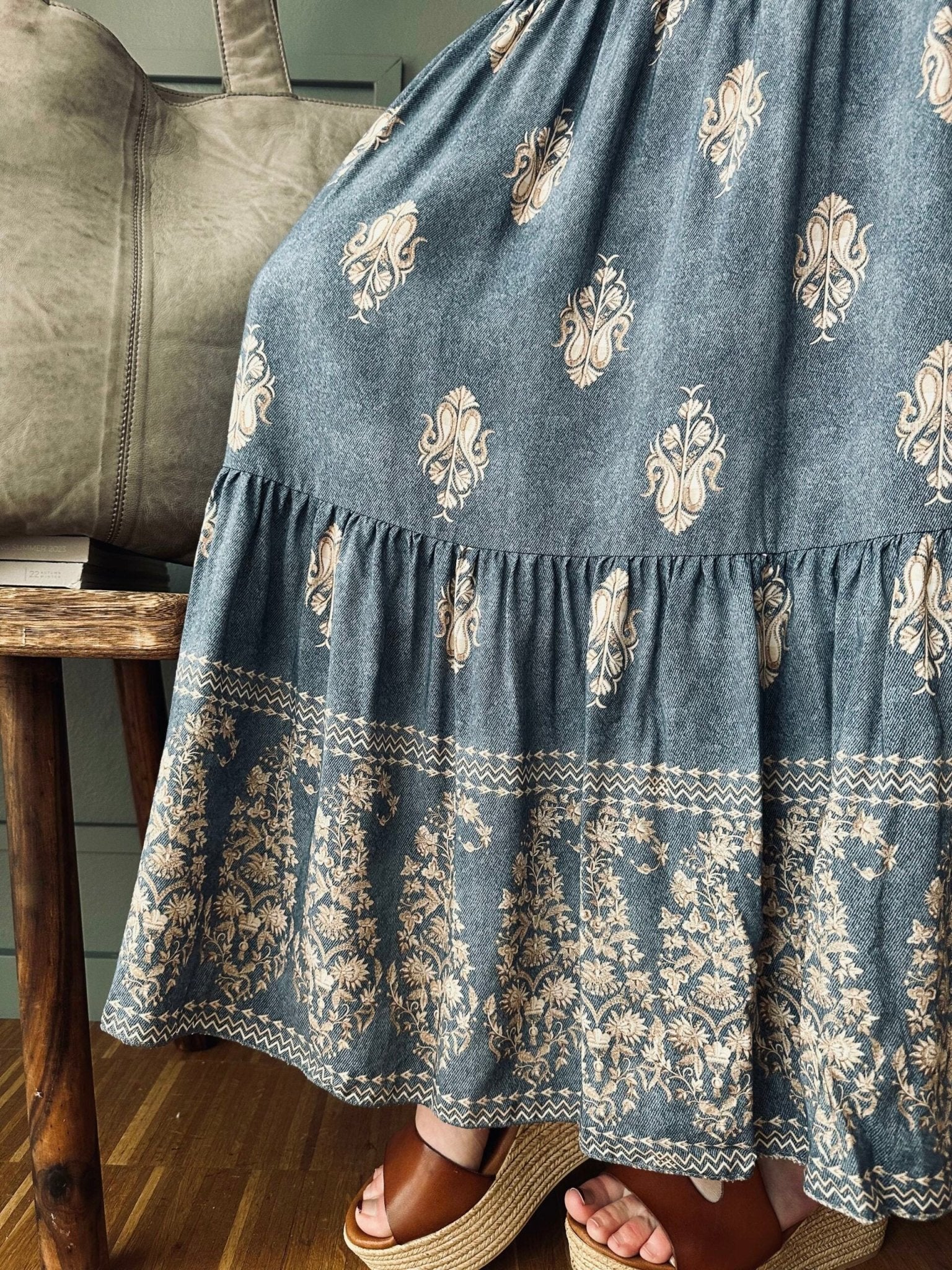 Nederdel Helga Blue